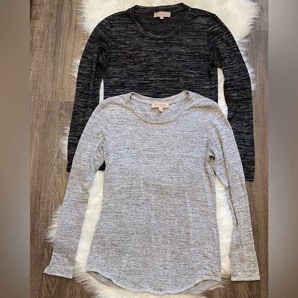 Philosophy lot of 2 women’s tops gray black size medium‎ - Picture 1 of 9